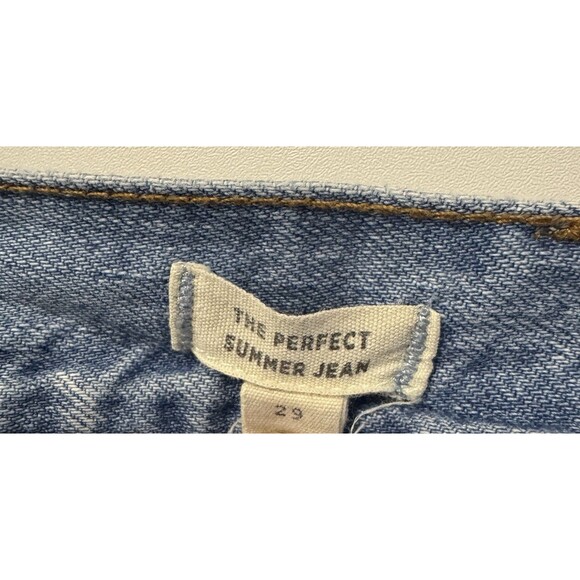 Madewell Perfect Summer Jean 29 Light Wash High Rise Straight 100% Cotton - Picture 5 of 5